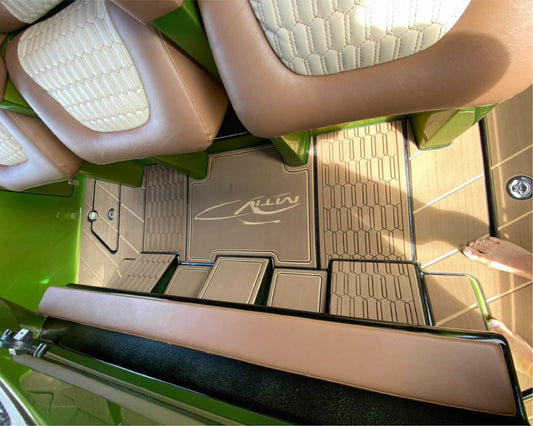 Marine Mat decking & Seadek boat flooring customized