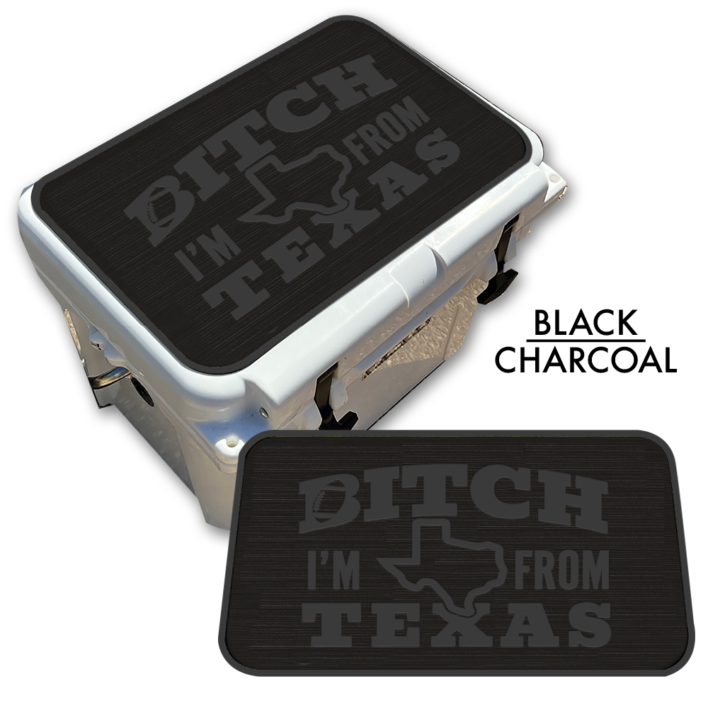 B*tch I’m from Texas Football - Cooler Top Pad