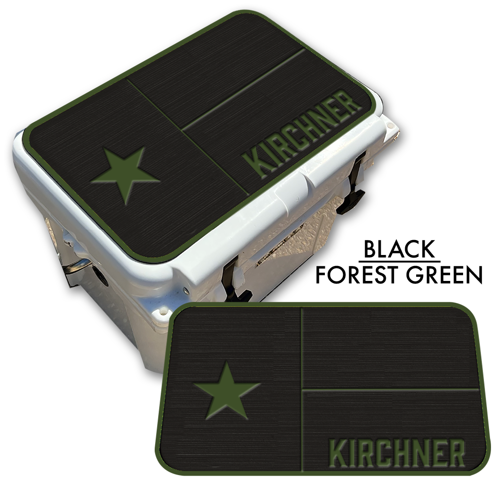 Texas Flag with Name - Cooler Pad Top
