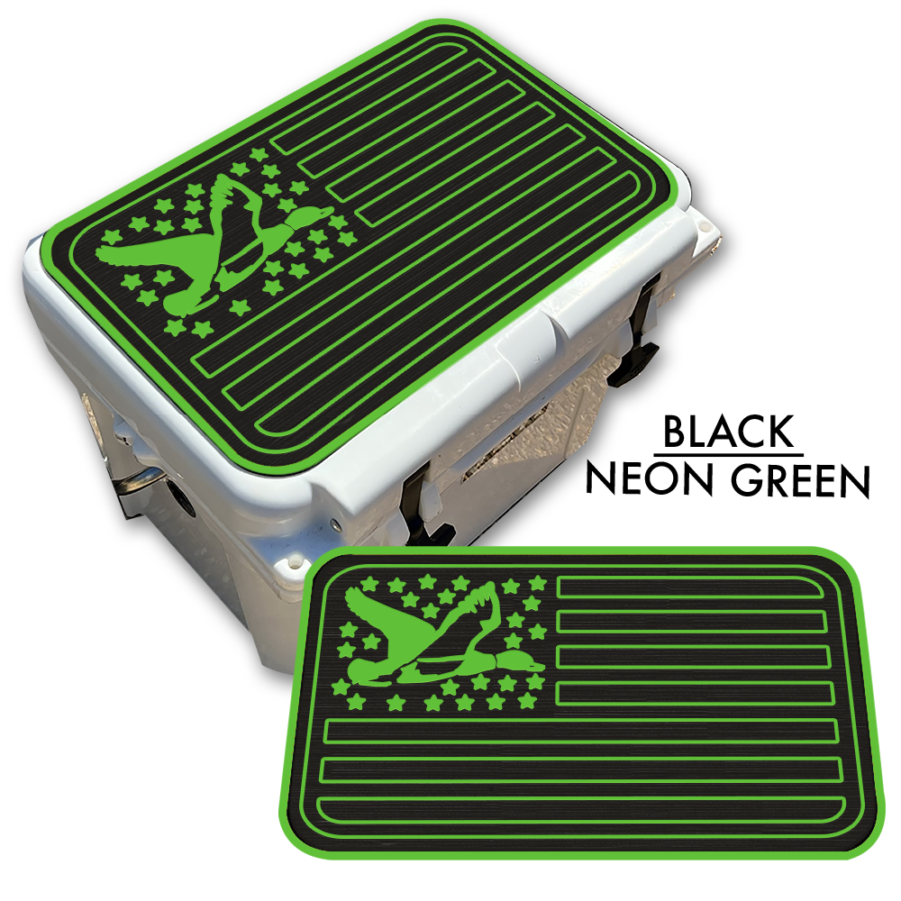 Duck American Flag - Cooler Pad Top