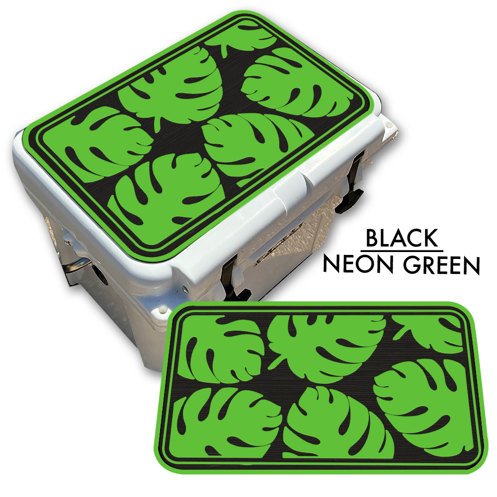 Palm Leaf Print Pattern - Cooler Pad Top