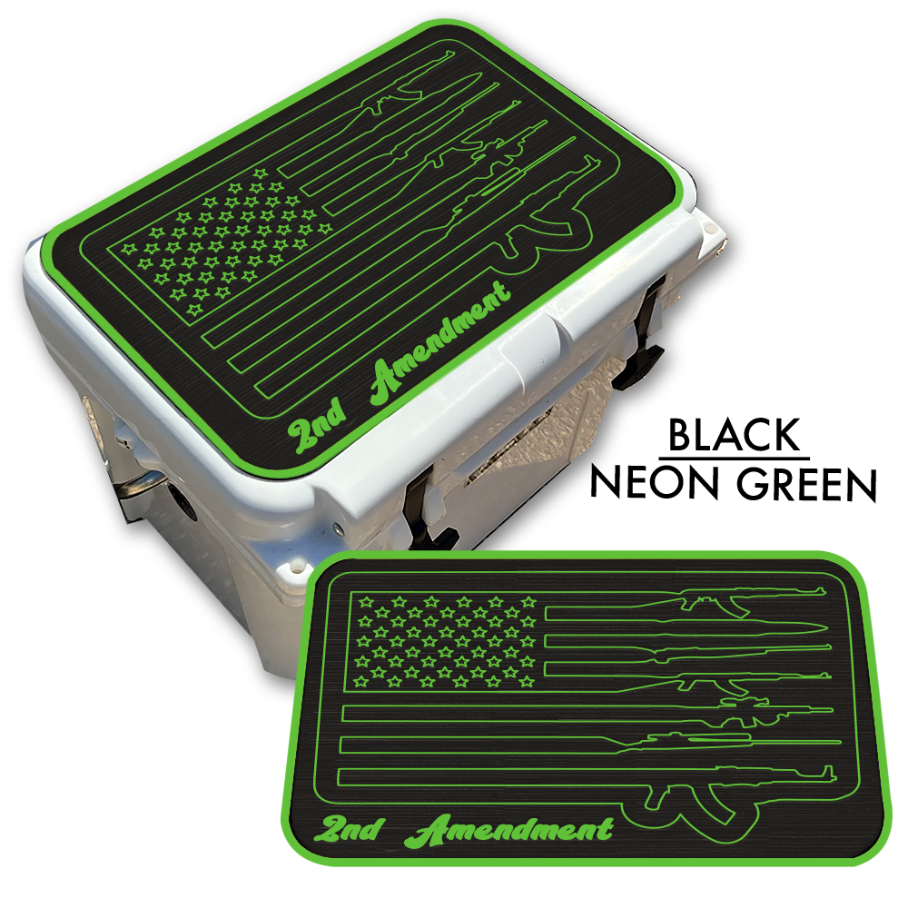 2nd Amendment American Flag - Cooler Pad Top