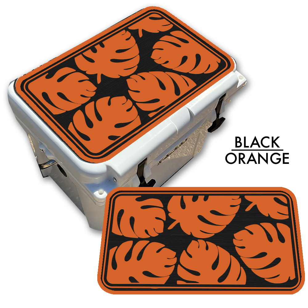 Palm Leaf Print Pattern - Cooler Pad Top