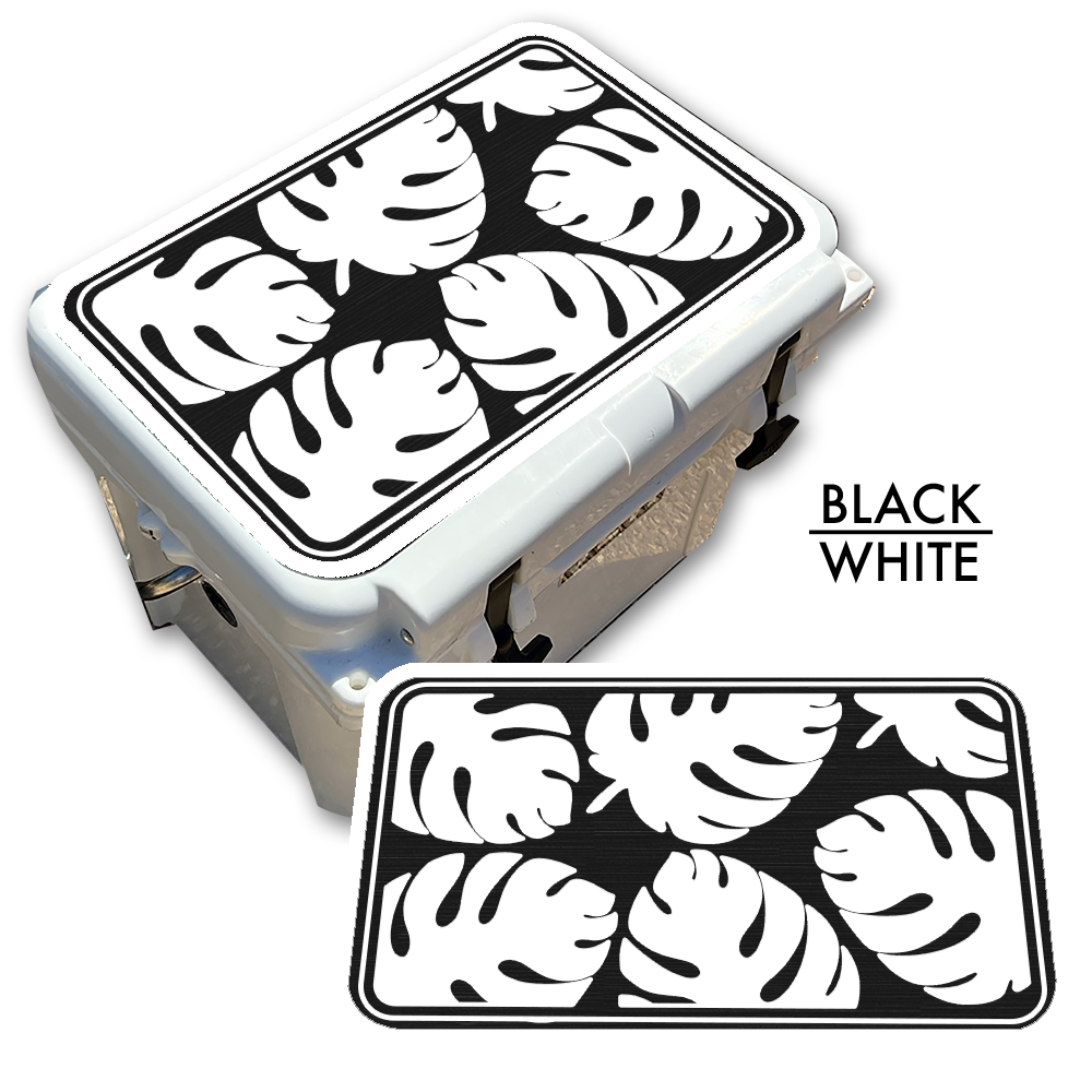 Palm Leaf Print Pattern - Cooler Pad Top