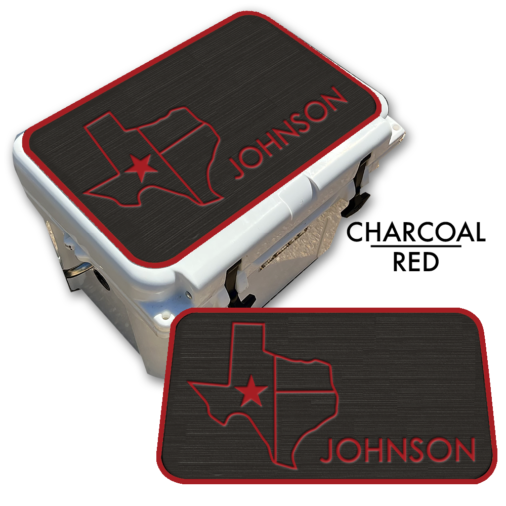 Texas with NAME - Cooler Pad Top