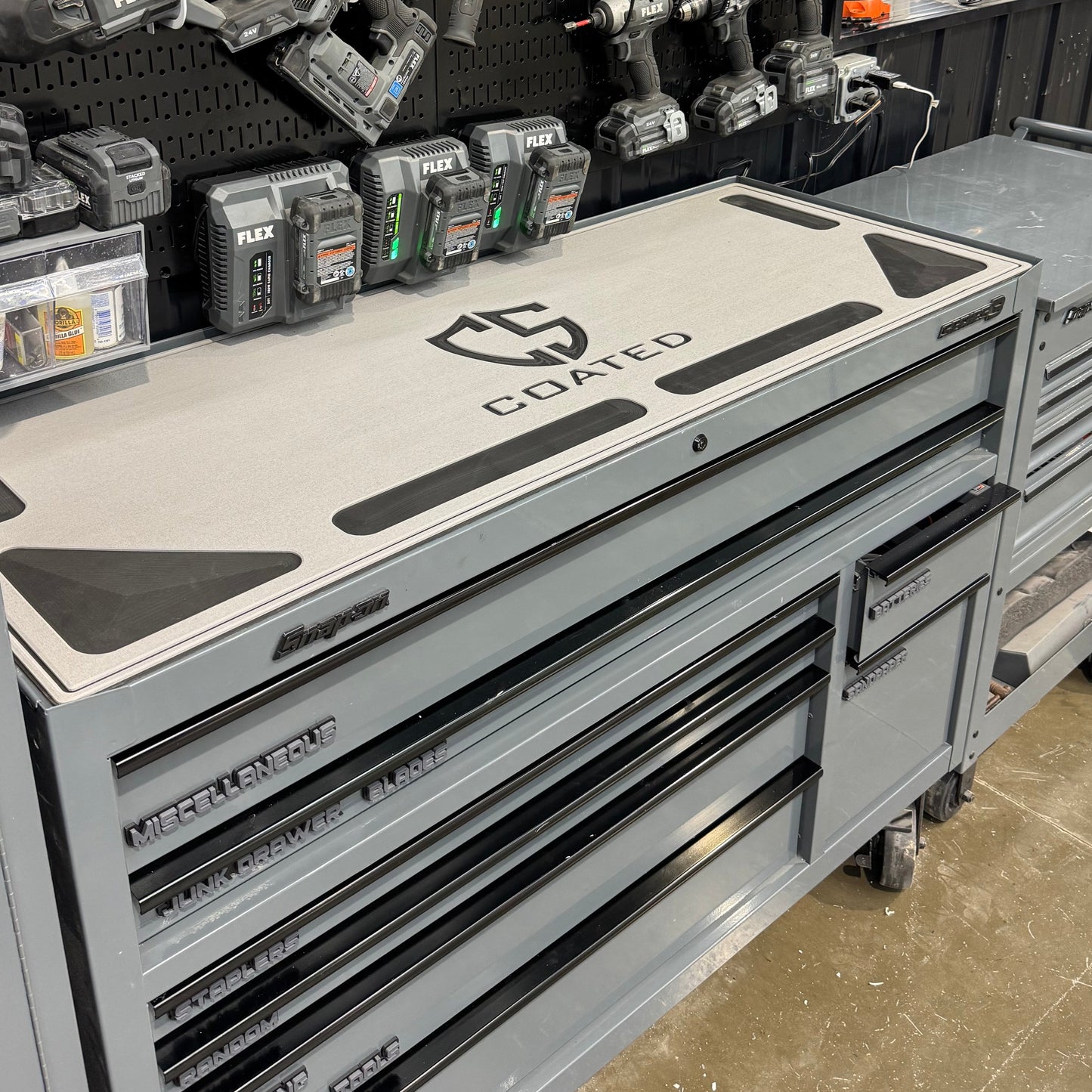 Tool Box Top Custom Pads