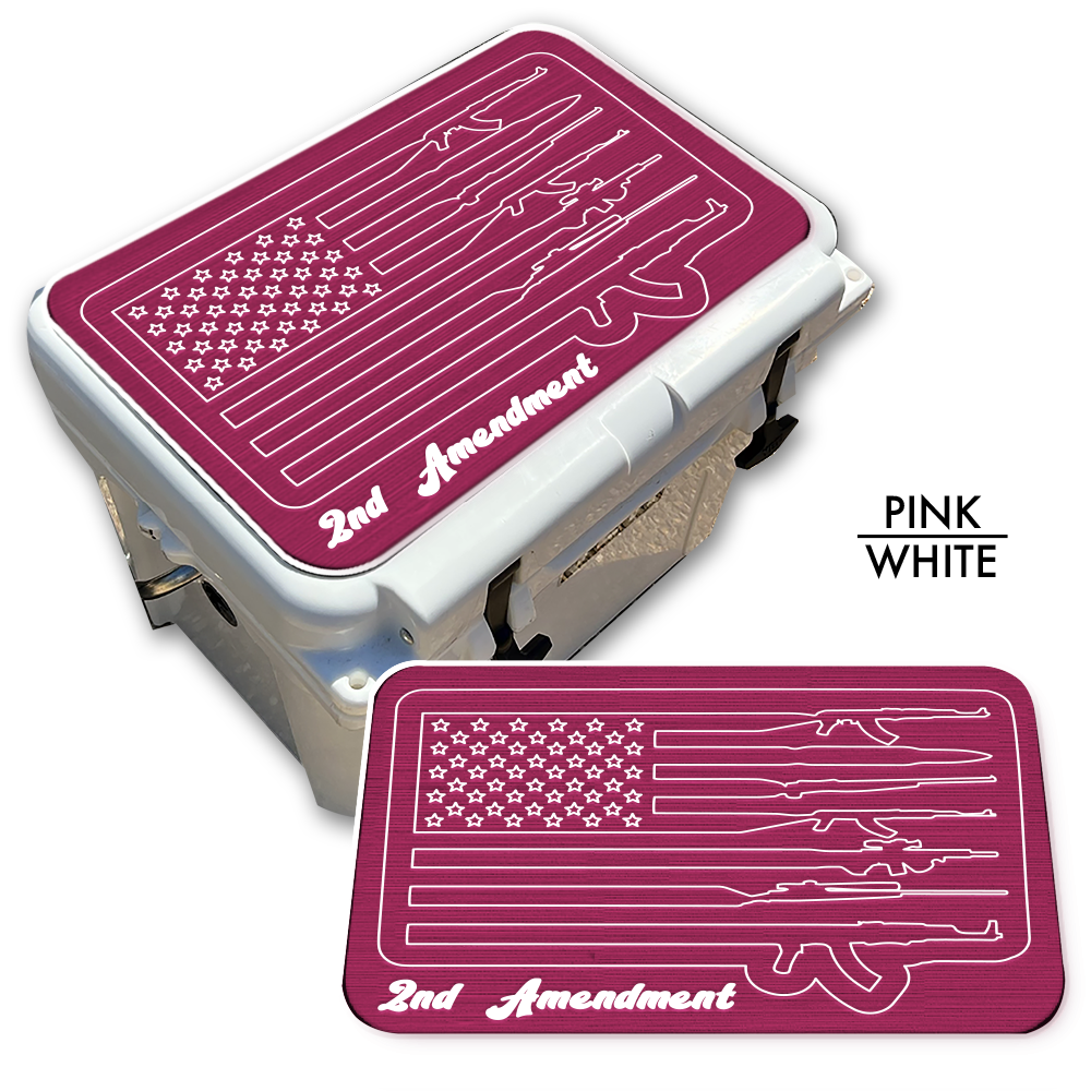 2nd Amendment American Flag - Cooler Pad Top