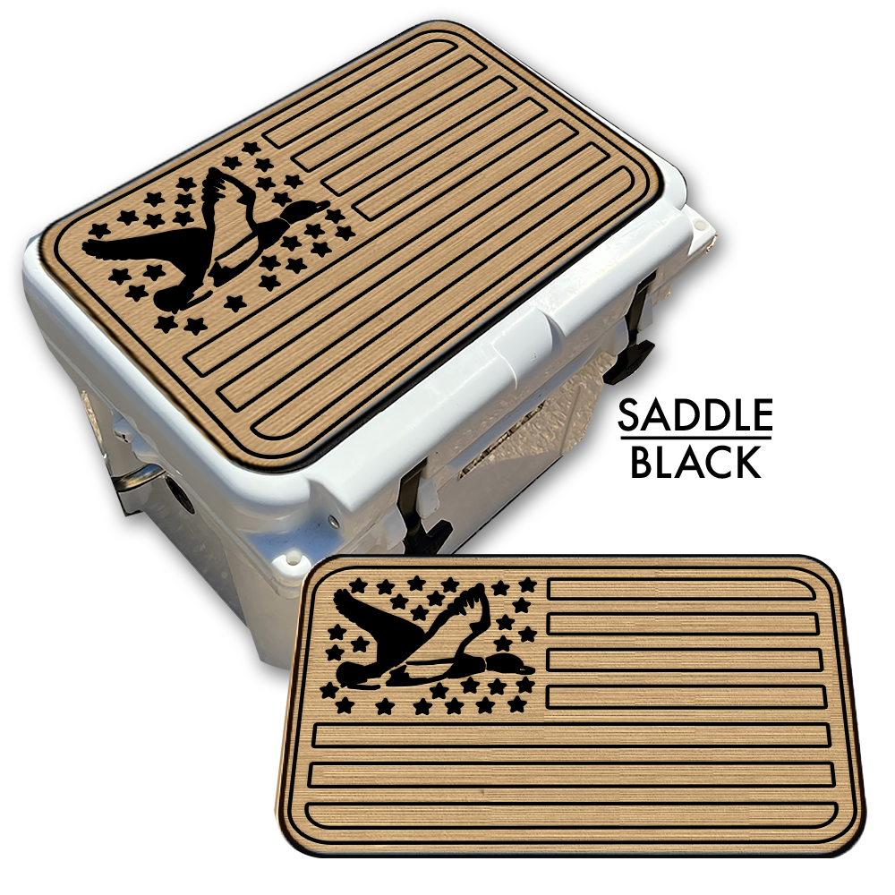 Duck American Flag - Cooler Pad Top