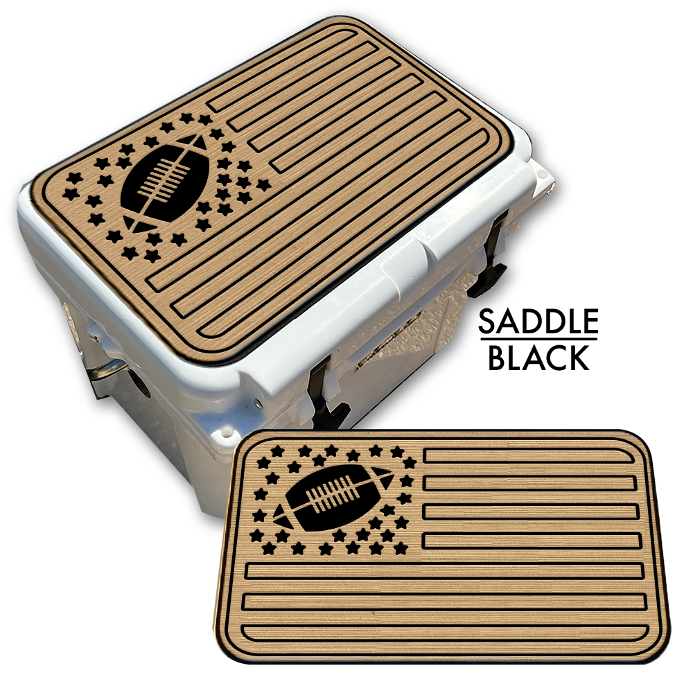 Football American Flag - Cooler Pad Top