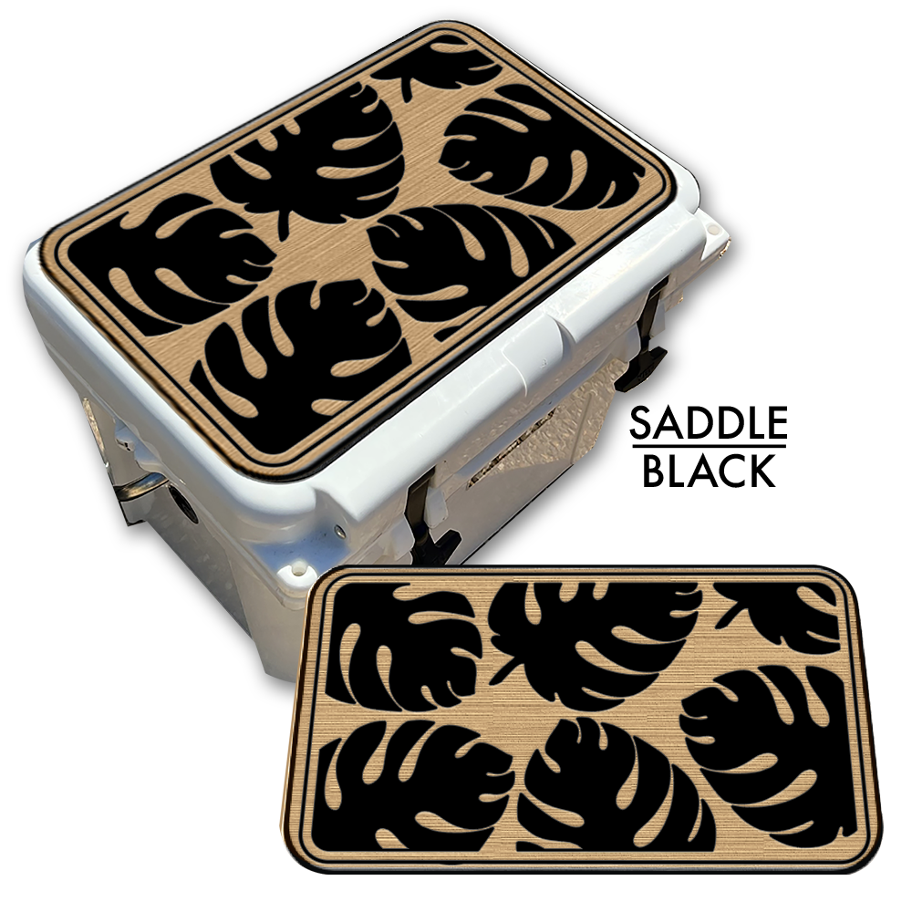 Palm Leaf Print Pattern - Cooler Pad Top