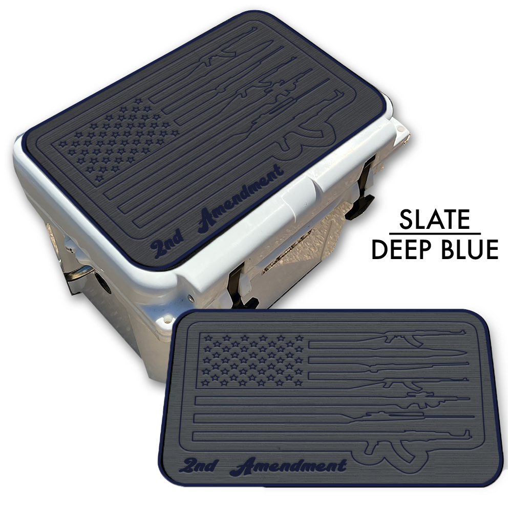 2nd Amendment American Flag - Cooler Pad Top