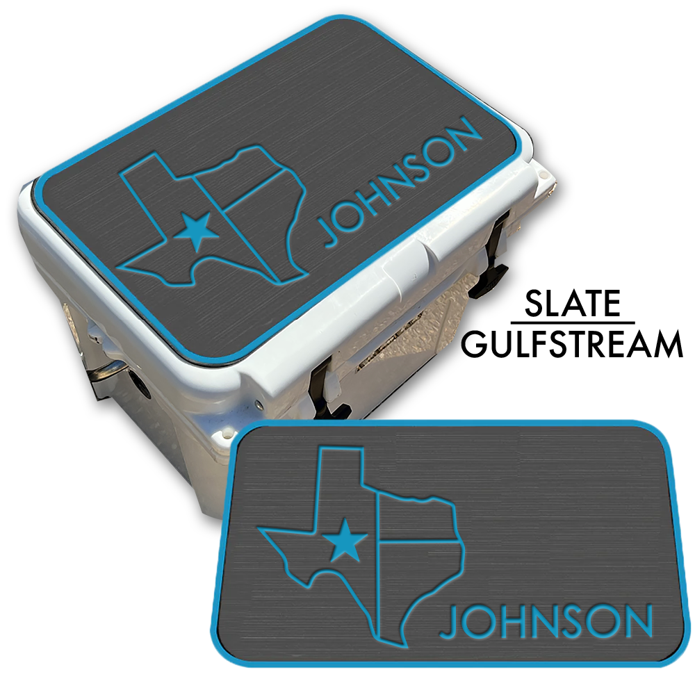 Texas with NAME - Cooler Pad Top