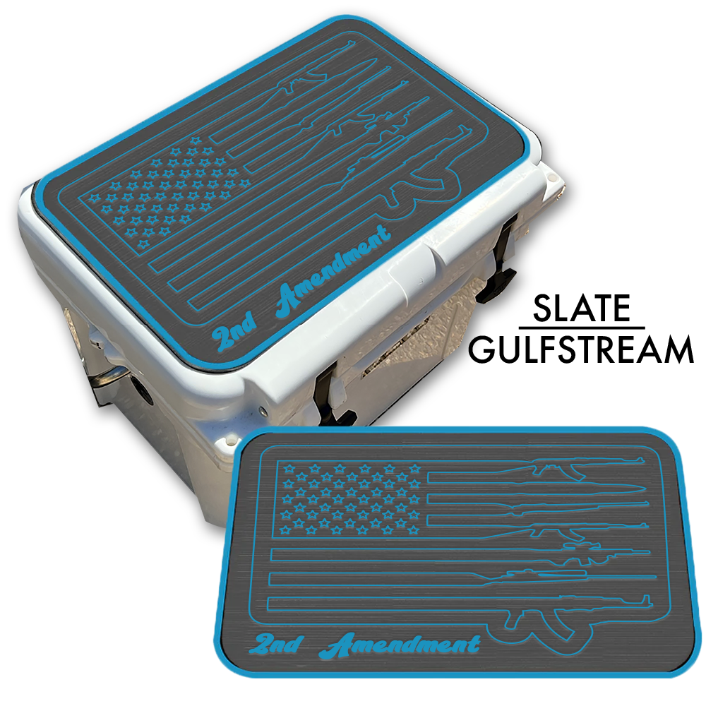 2nd Amendment American Flag - Cooler Pad Top