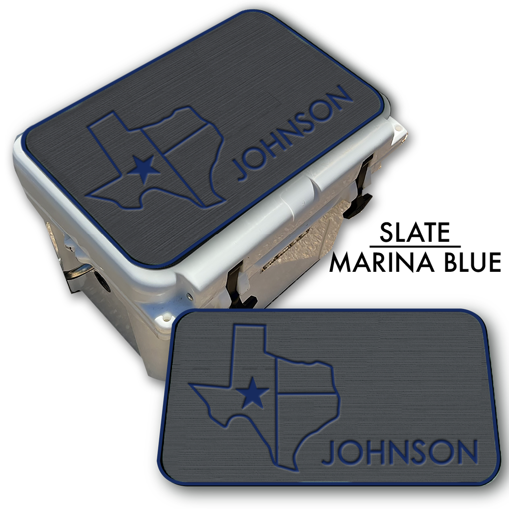 Texas with NAME - Cooler Pad Top