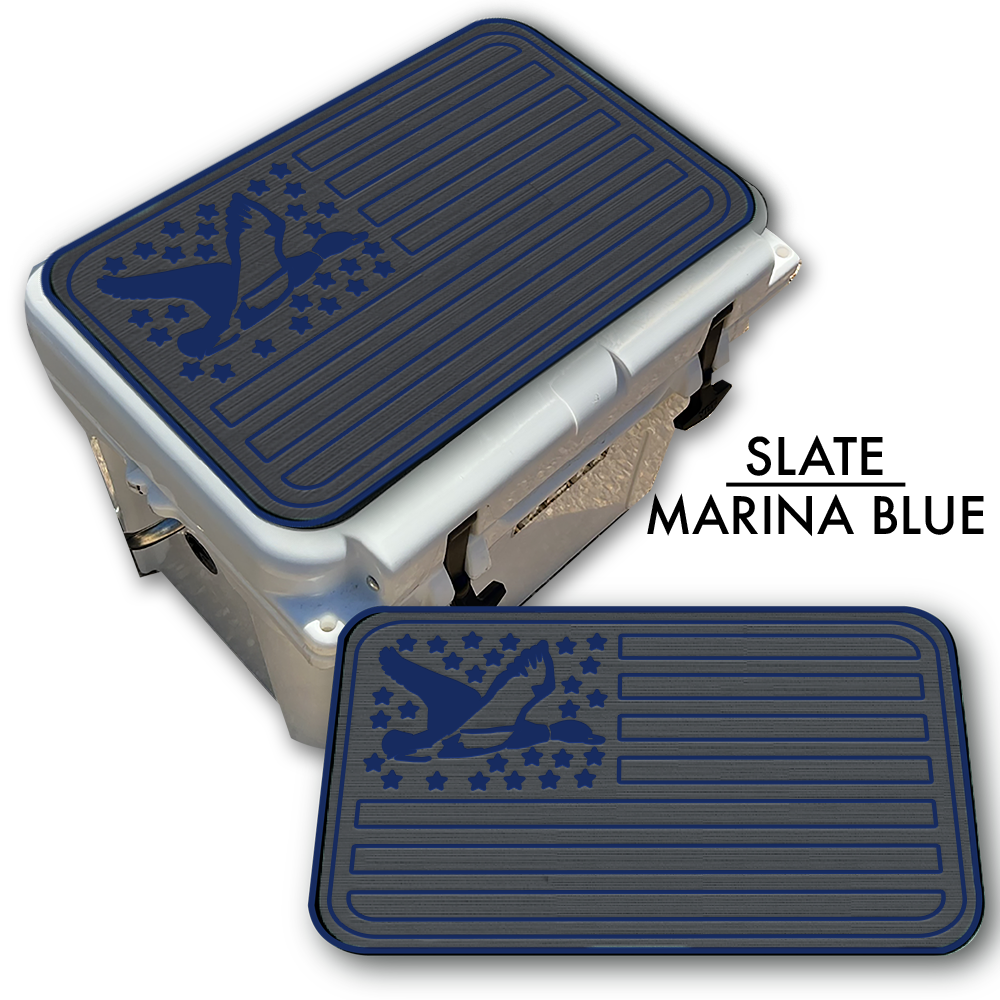 Duck American Flag - Cooler Pad Top