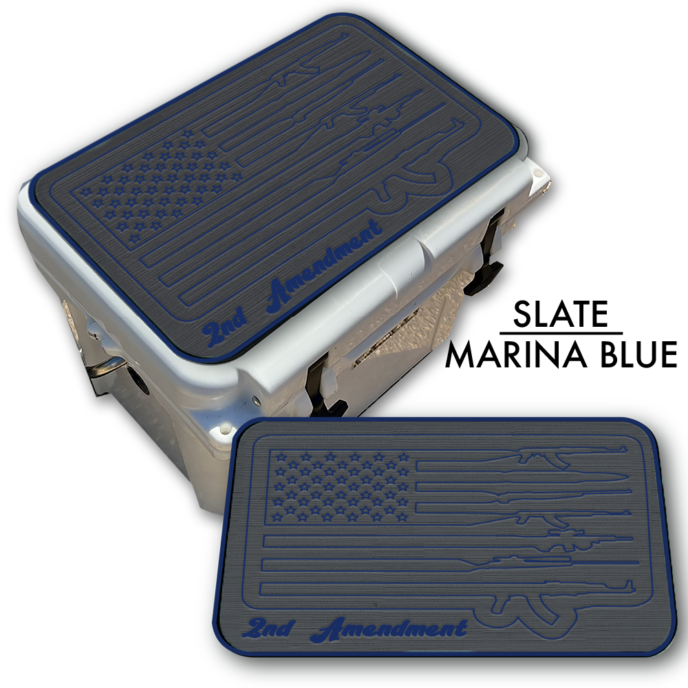 2nd Amendment American Flag - Cooler Pad Top