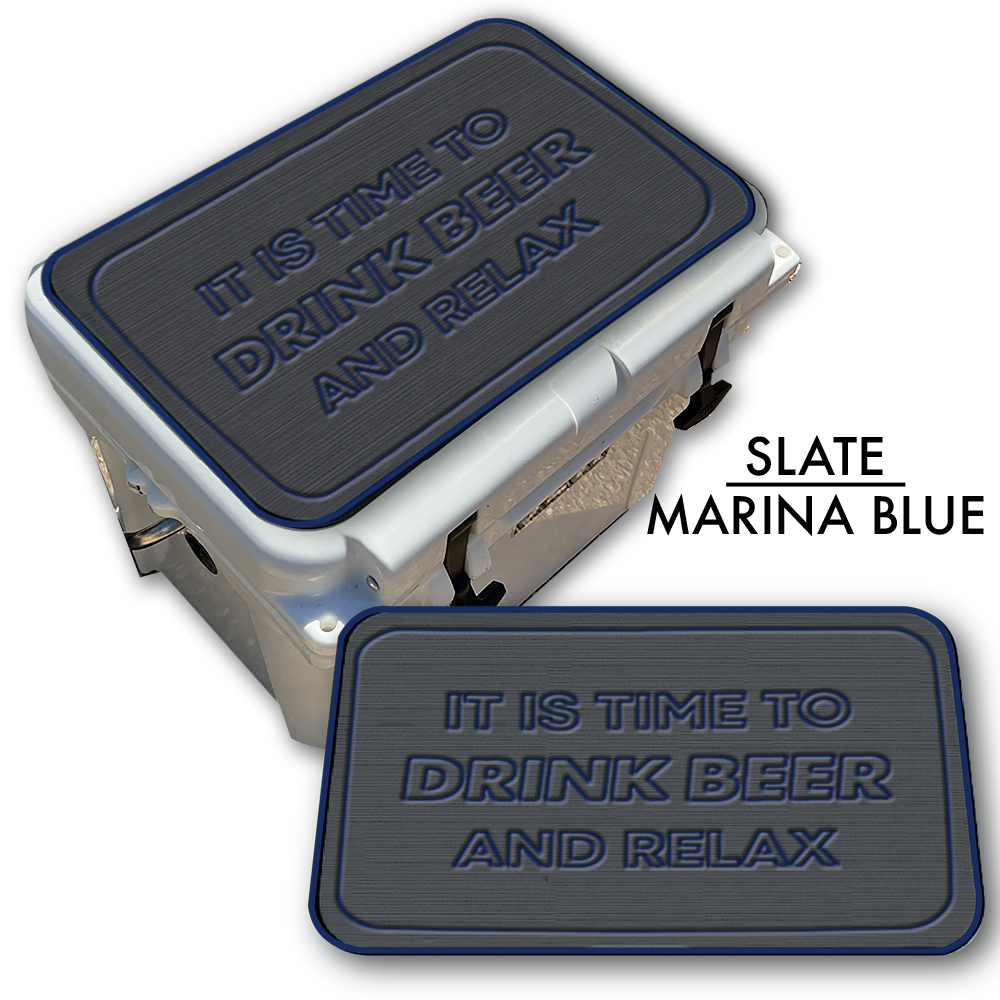 Drink Beer and Relax - Cooler Pad Top
