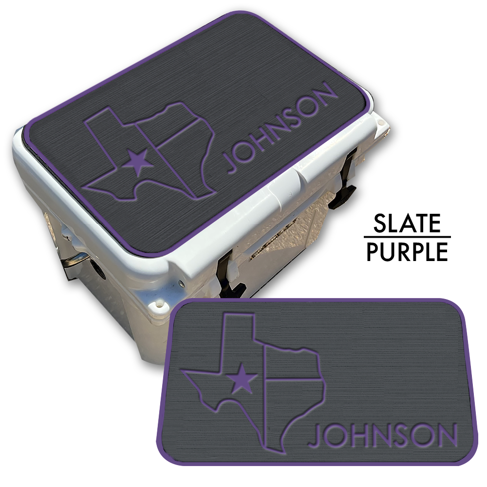 Texas with NAME - Cooler Pad Top