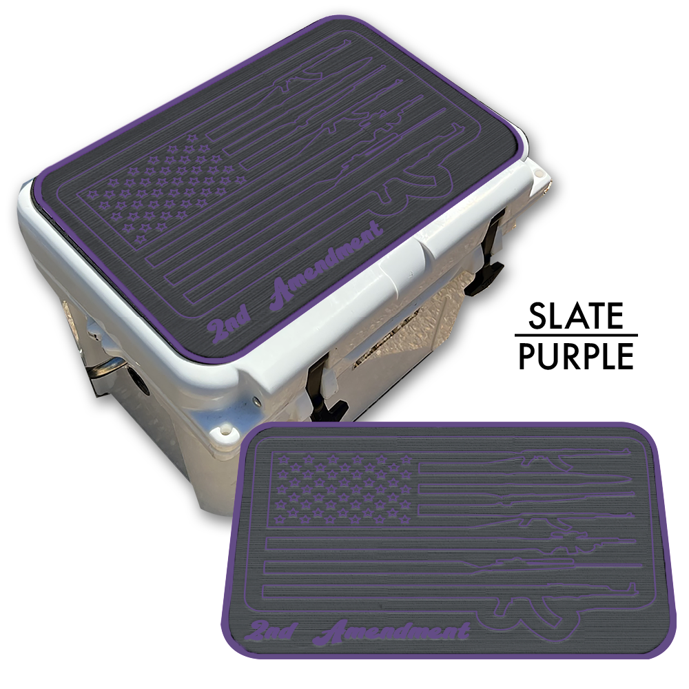 2nd Amendment American Flag - Cooler Pad Top