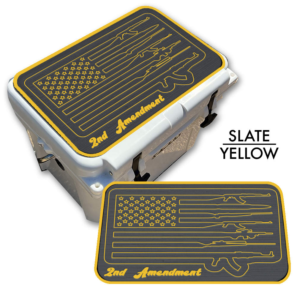 2nd Amendment American Flag - Cooler Pad Top