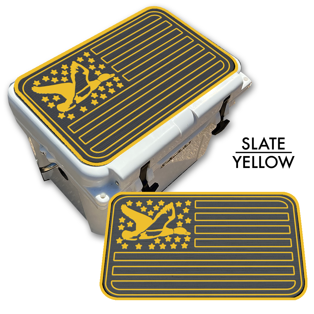 Duck American Flag - Cooler Pad Top