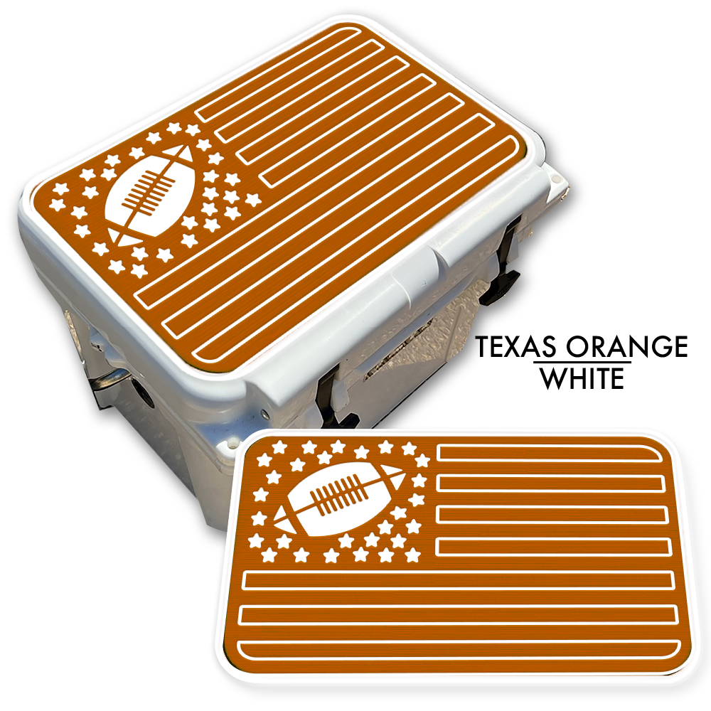 Football American Flag - Cooler Pad Top