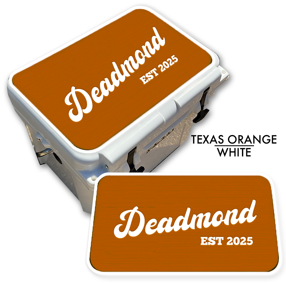 Custom Cooler Top Pad Last Name & Established Date
