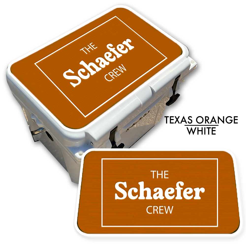 Custom Cooler Top Pad The Crew