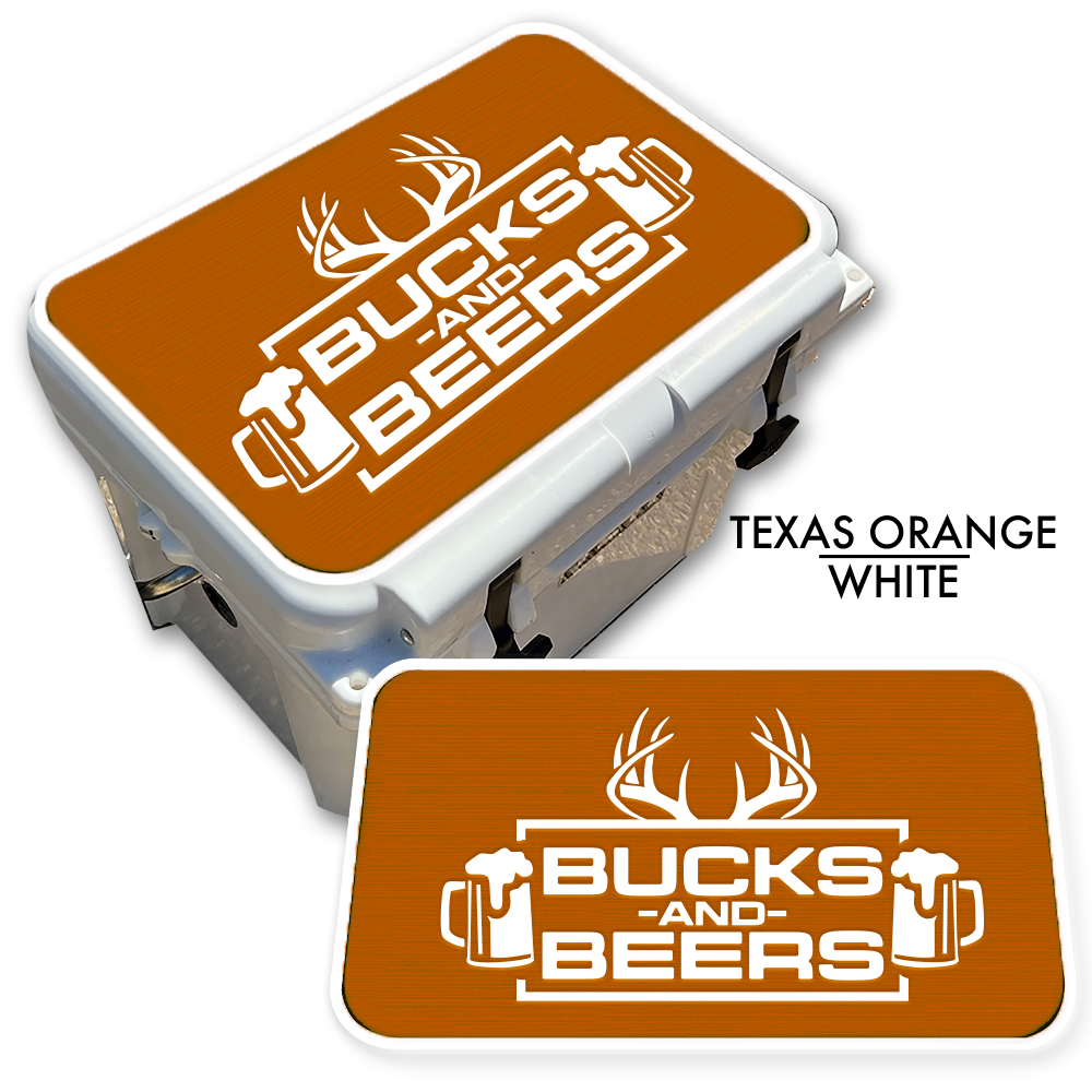 Bucks & Beers - Cooler Pad Top