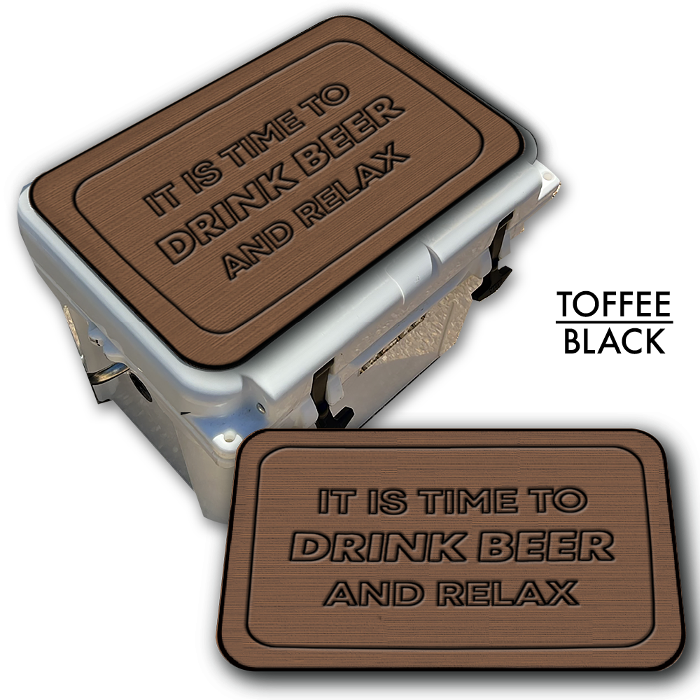Drink Beer and Relax - Cooler Pad Top