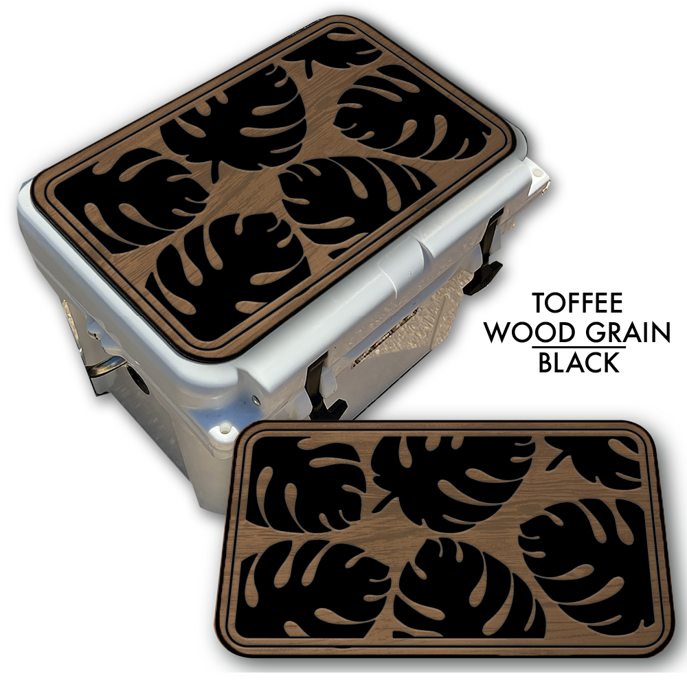 Palm Leaf Print Pattern - Cooler Pad Top