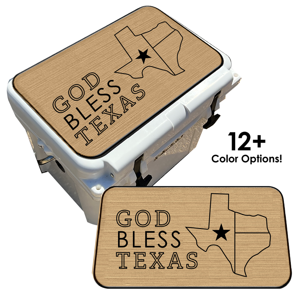 God Bless Texas - Cooler Pad Top