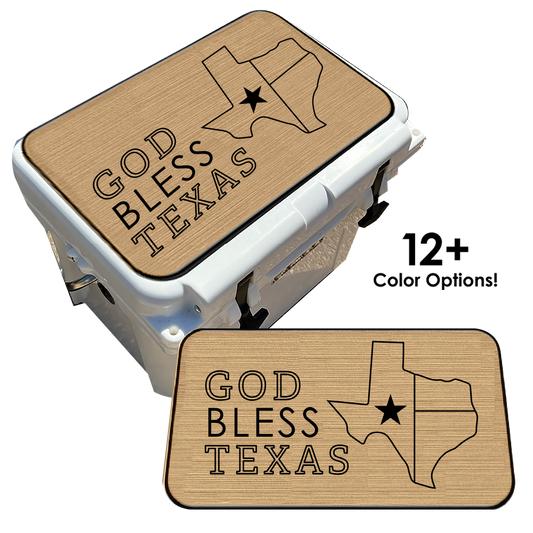 God Bless Texas - Cooler Pad Top