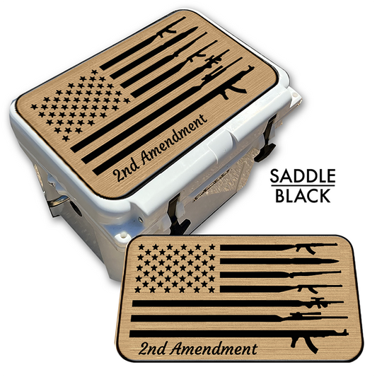 2nd Amendment American Flag - Cooler Pad Top