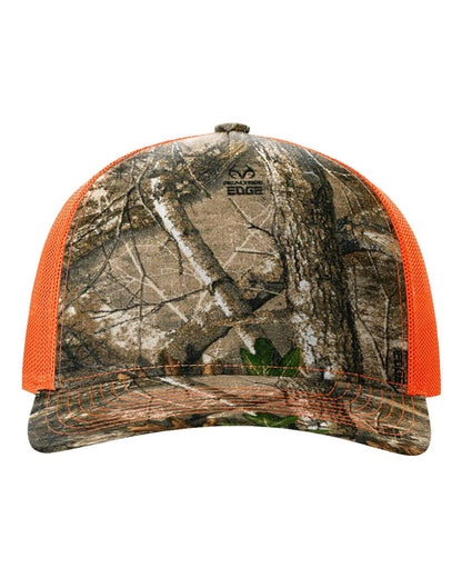 Camo Velcro Hat - Laser Engraved Faux Leather