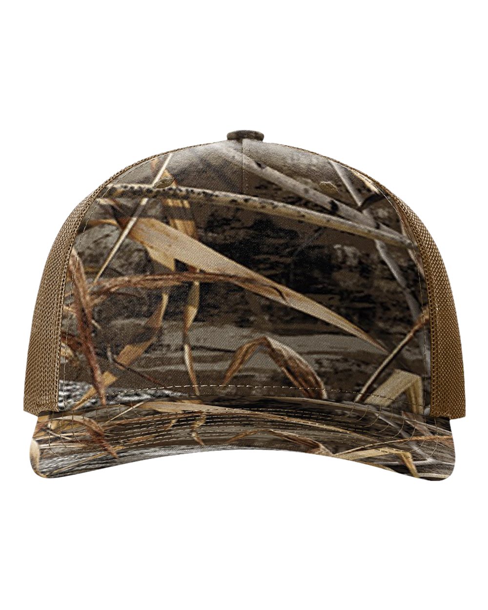 Camo Velcro Hat - Laser Engraved Faux Leather