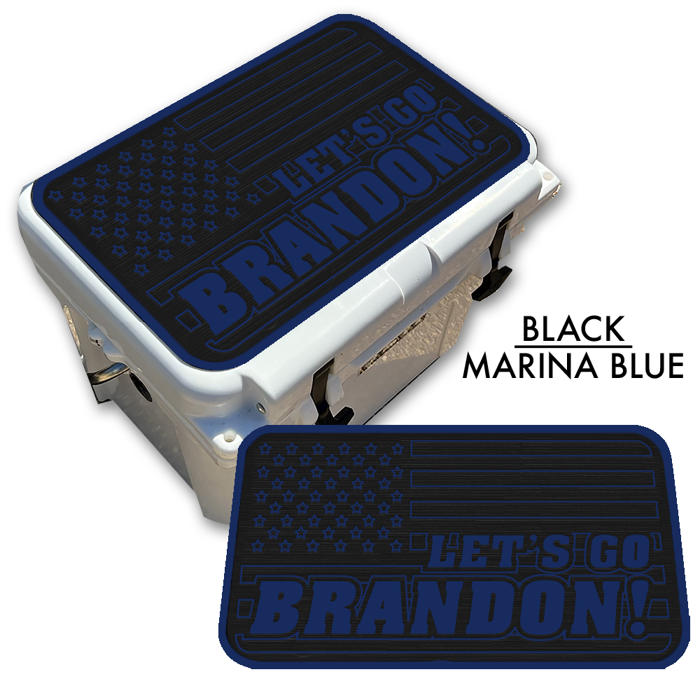 Let's Go Brandon American Flag - Cooler Pad Top