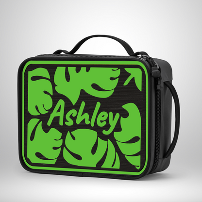 Yeti Lunch Box Pad - Palm Leaf Pattern with Name