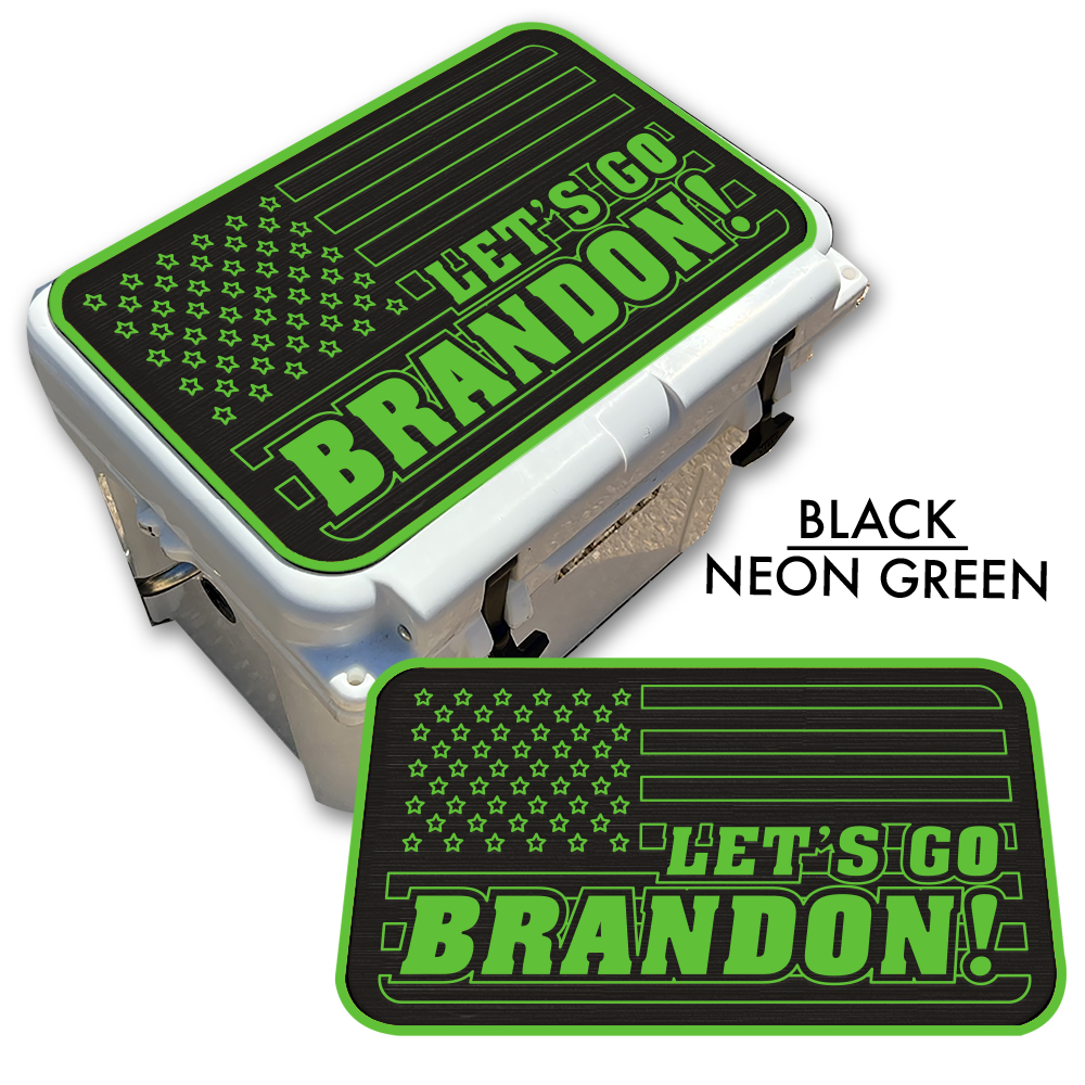 Let's Go Brandon American Flag - Cooler Pad Top