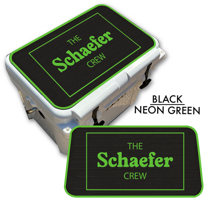 Custom Cooler Top Pad The Crew