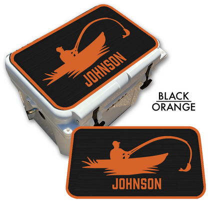 Fisherman - Cooler Pad Top with Name