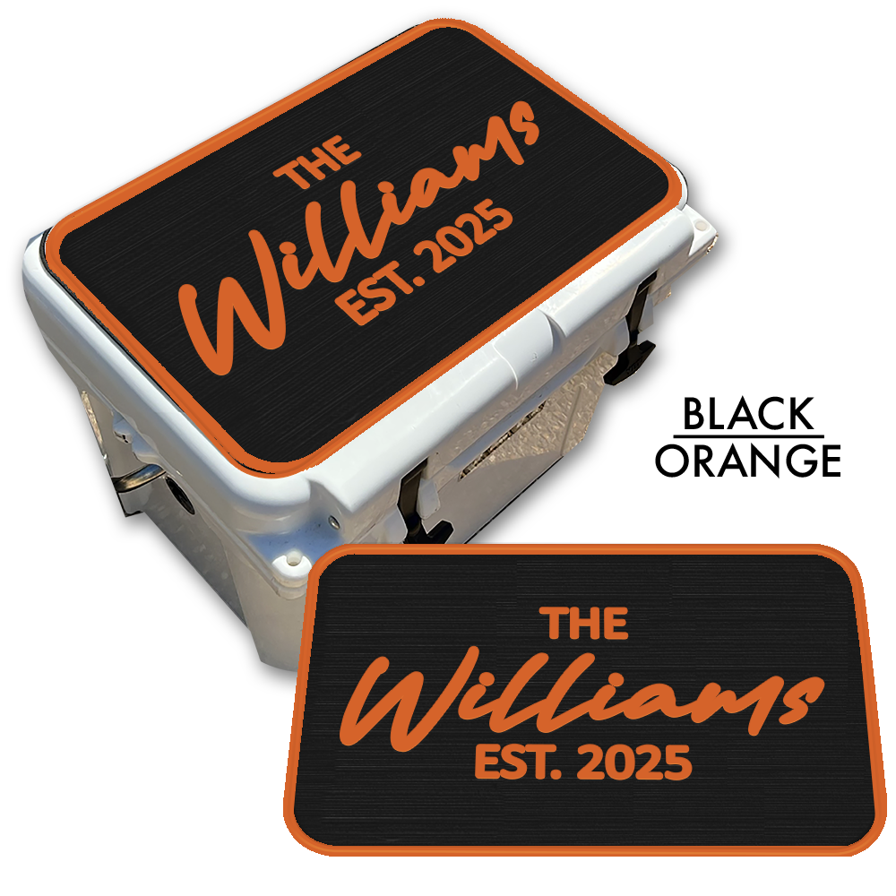 Custom Name - Cooler Top Pad - Establish & Year