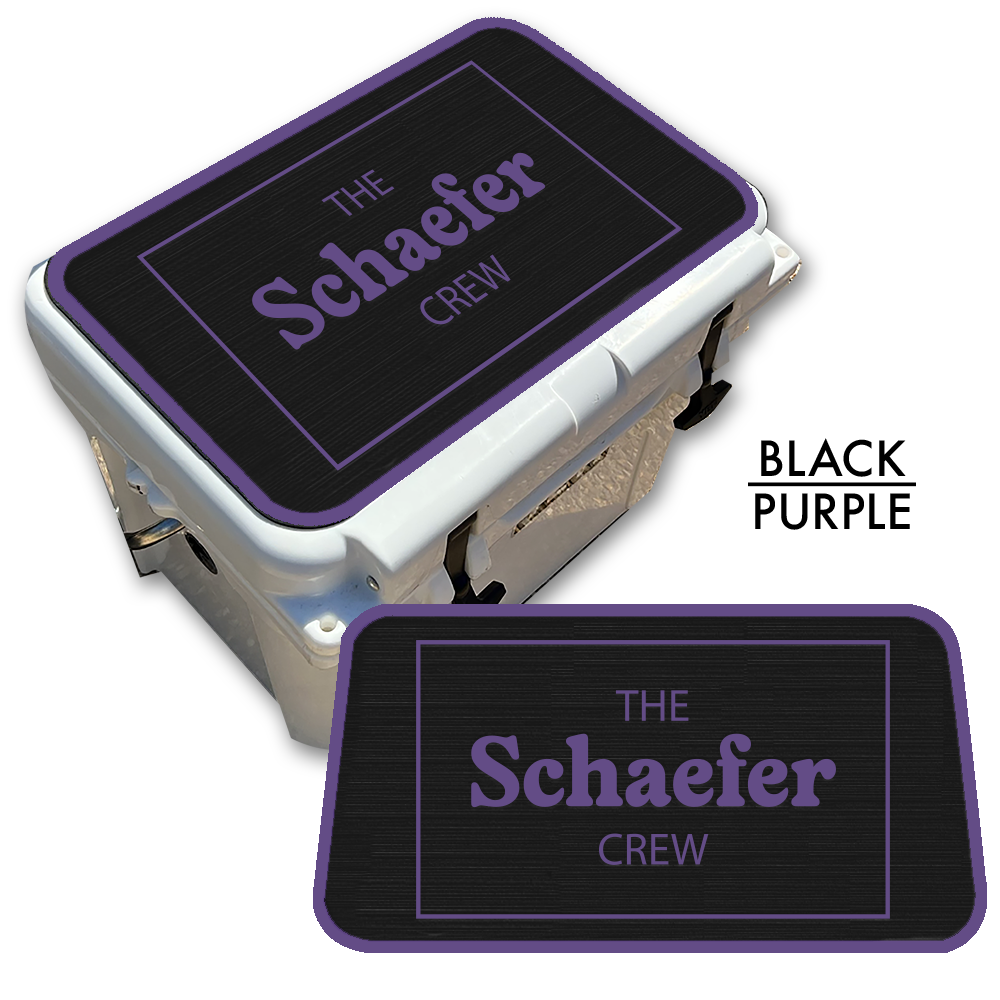 Custom Cooler Top Pad The Crew