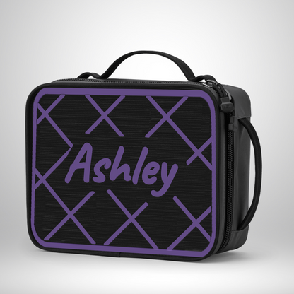 Yeti Lunch Box Pad - Criss Cross Pattern with Name