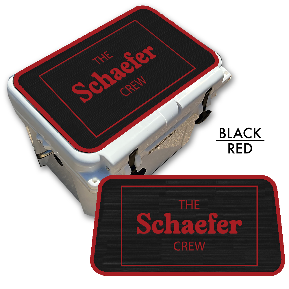 Custom Cooler Top Pad The Crew