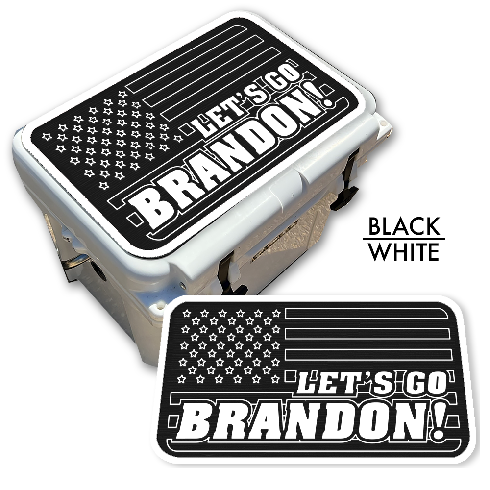 Let's Go Brandon American Flag - Cooler Pad Top