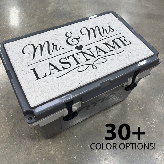 Mr. & Mrs. Lastname - Cooler Pad Top
