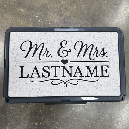 Mr. & Mrs. Lastname - Cooler Pad Top