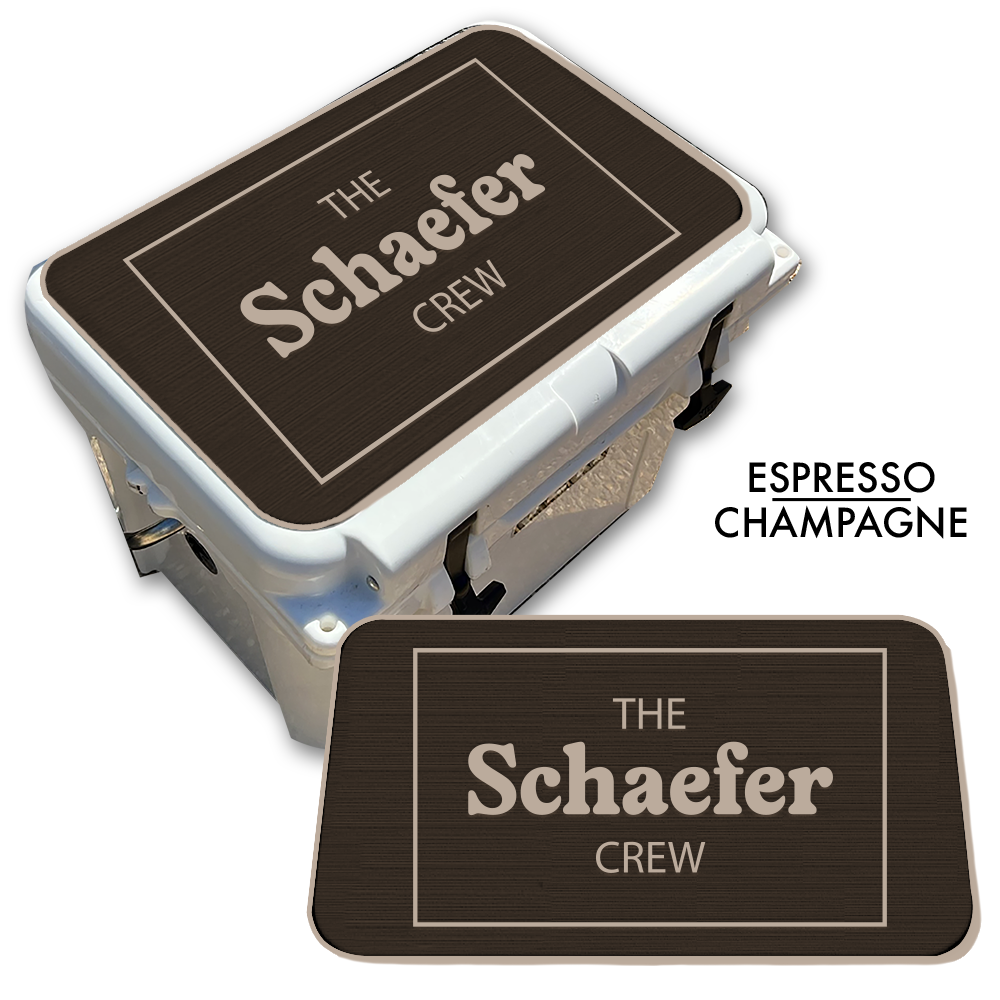 Custom Cooler Top Pad The Crew