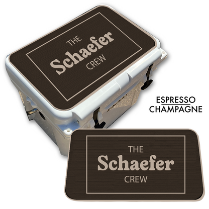Custom Cooler Top Pad The Crew